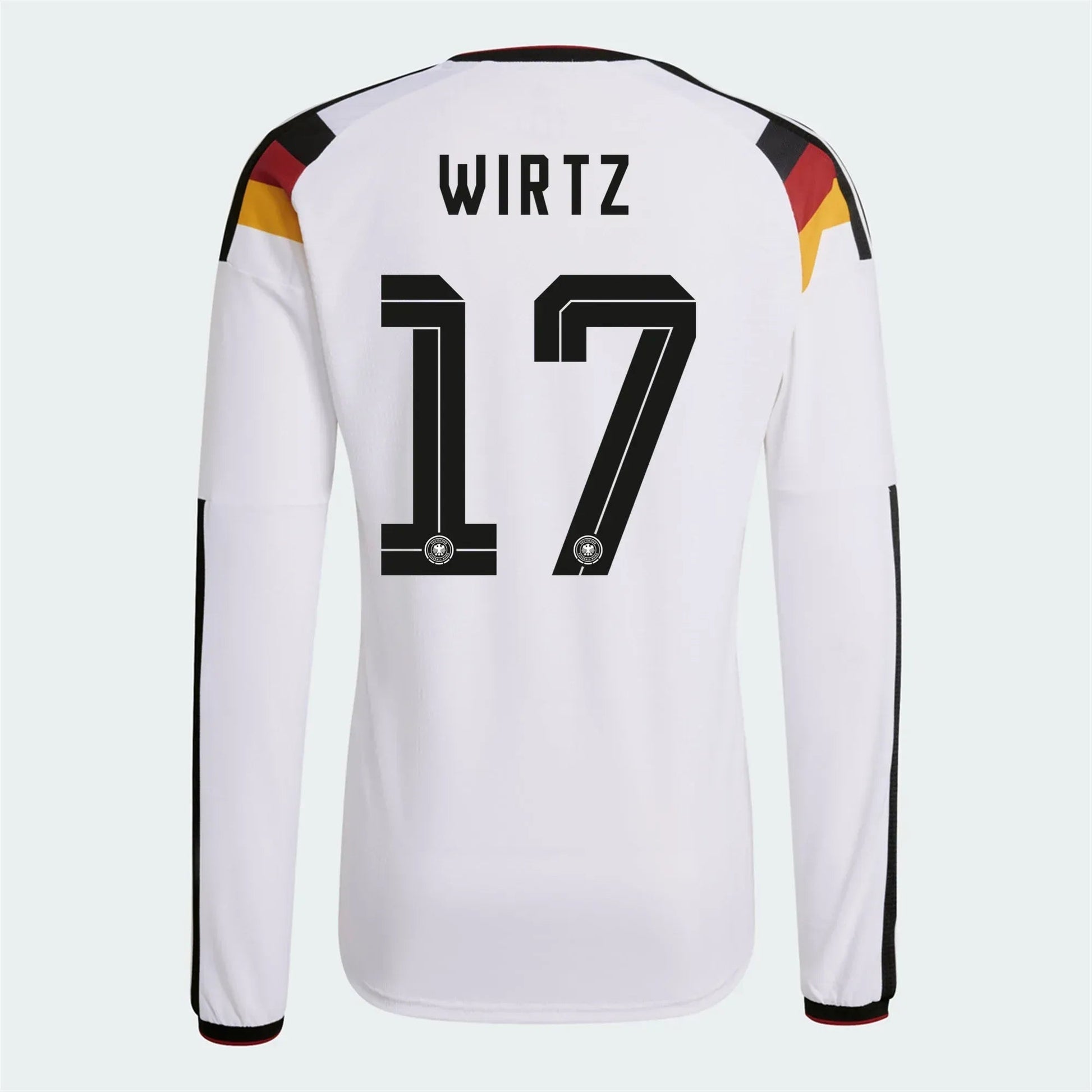 Adidas 2026 Germany Men's Authentic Home Long-Sleeve Soccer Jersey White