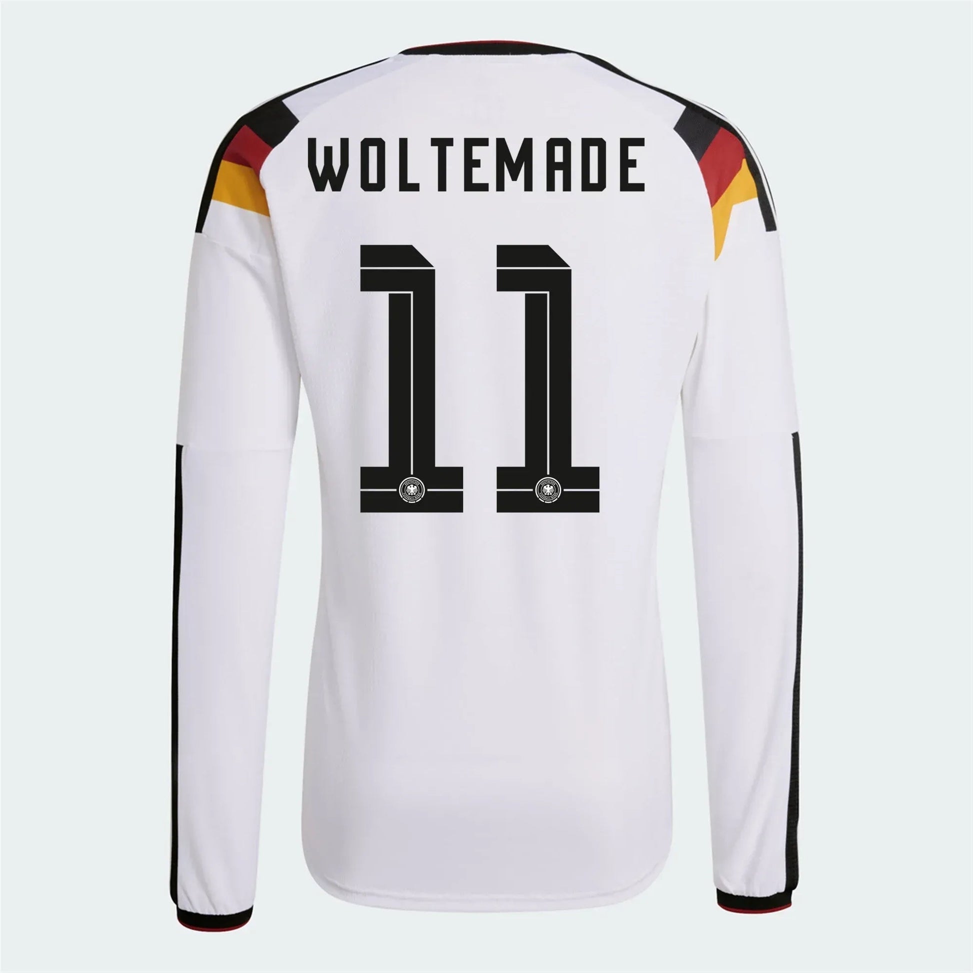 Adidas 2026 Germany Men's Authentic Home Long-Sleeve Soccer Jersey White