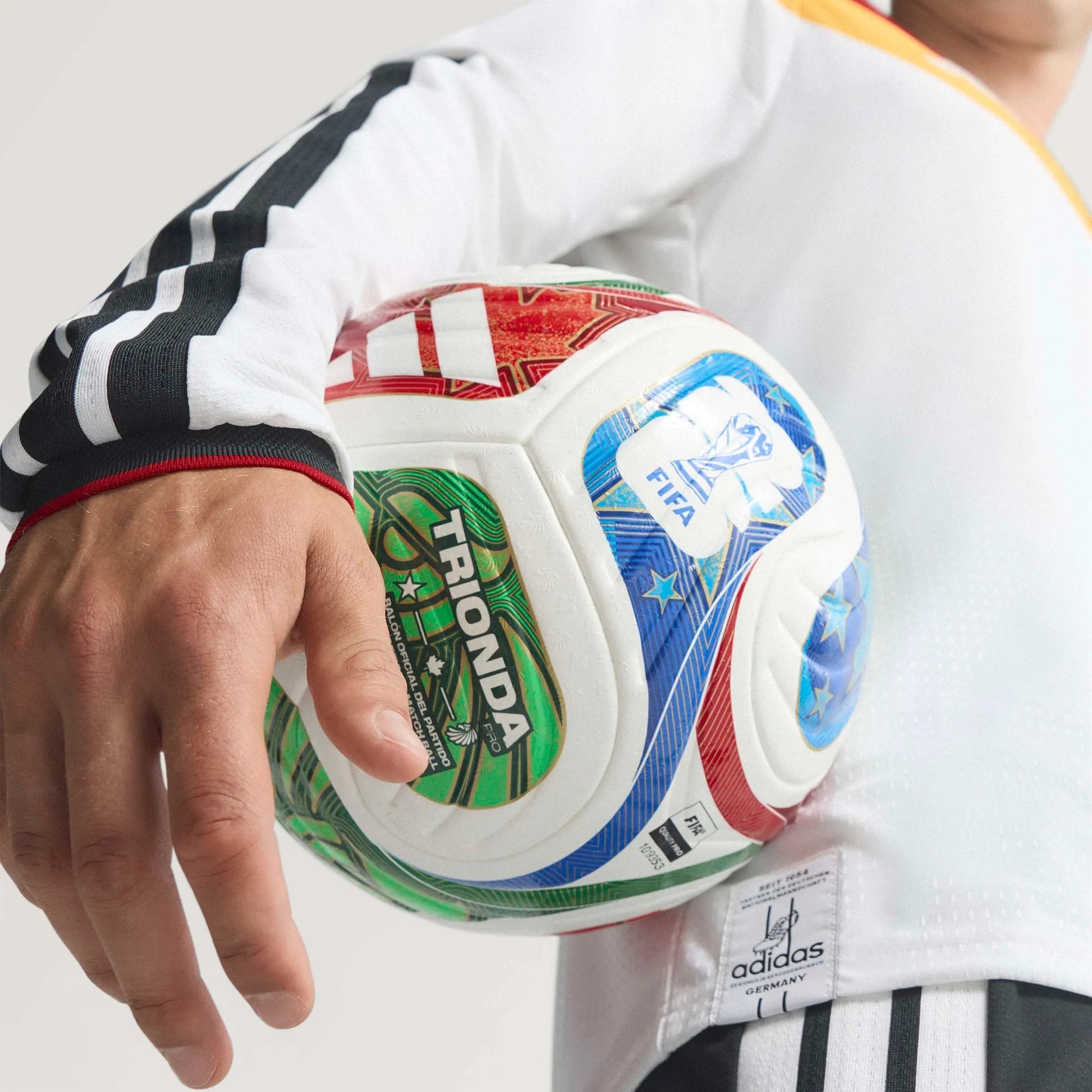 Adidas 2026 Germany Men's Authentic Home Long-Sleeve Soccer Jersey White