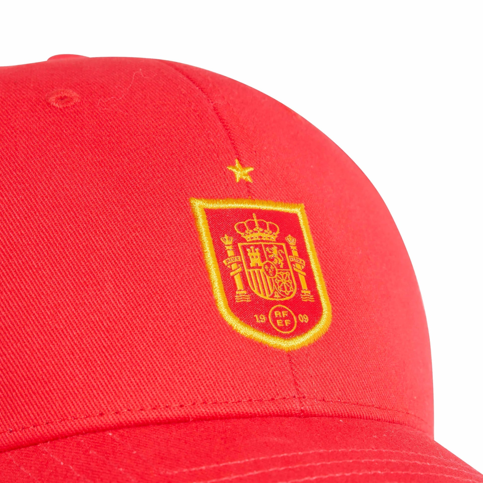 Adidas 2026 Spain Baseball Cap Vivid Red / Crew Yellow
