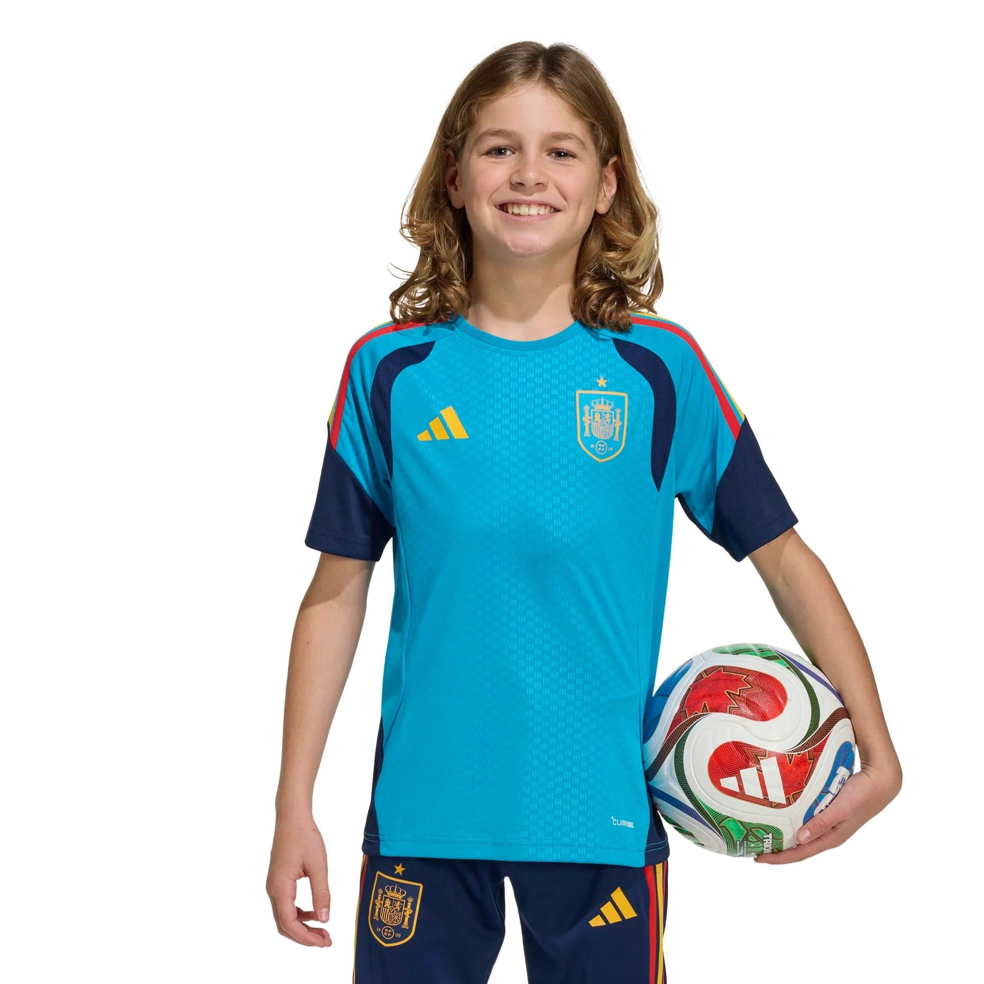 Adidas 2026 Spain Youth Tiro Training Soccer Jersey