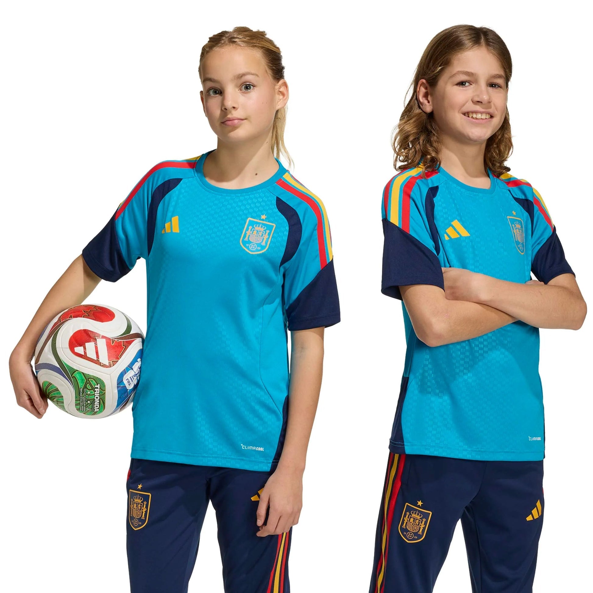 Adidas 2026 Spain Youth Tiro Training Soccer Jersey