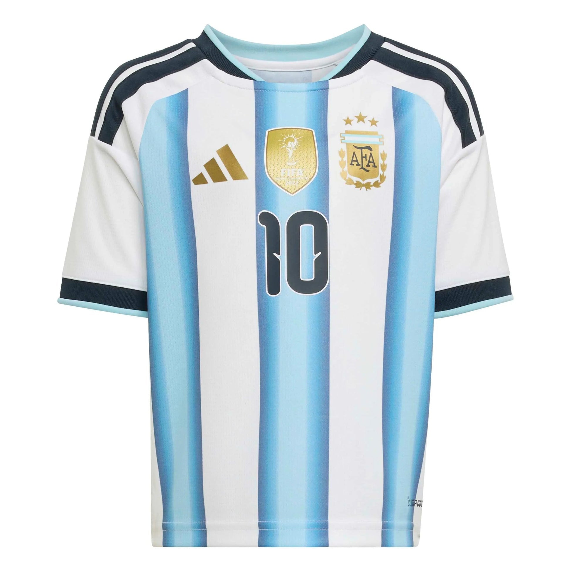 Adidas 2026 Argentina Kid's Home Messi #10 Mini Kit White / Icey Blue / Light Blue