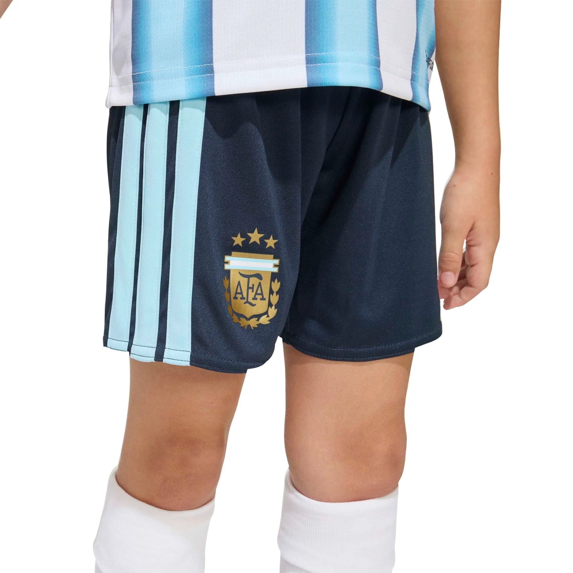 Adidas 2026 Argentina Kid's Home Messi #10 Mini Kit White / Icey Blue / Light Blue