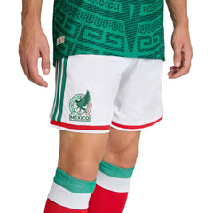 Adidas 2026 Mexico Men's Authentic Home Shorts White