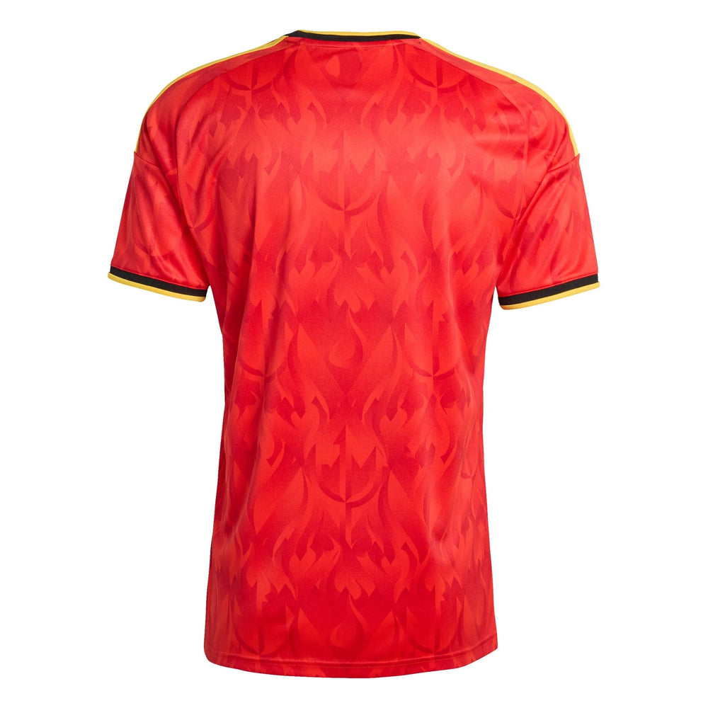 Adidas 2026 Belgium Men's Stadium Home Soccer Jersey Red / Bold Gold