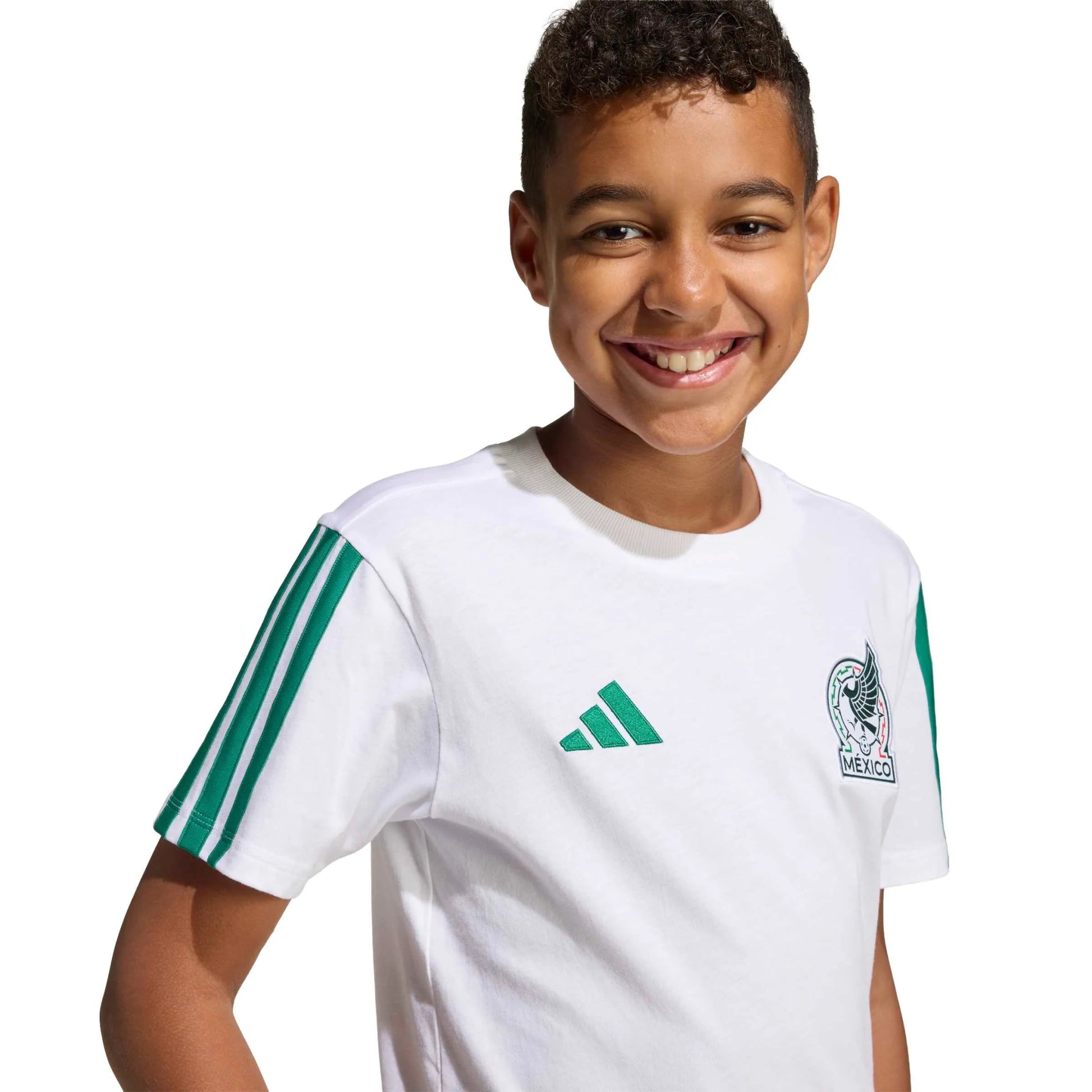 Adidas 2026 Mexico Youth DNA Tee White