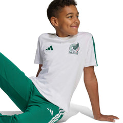 Adidas 2026 Mexico Youth DNA Tee White