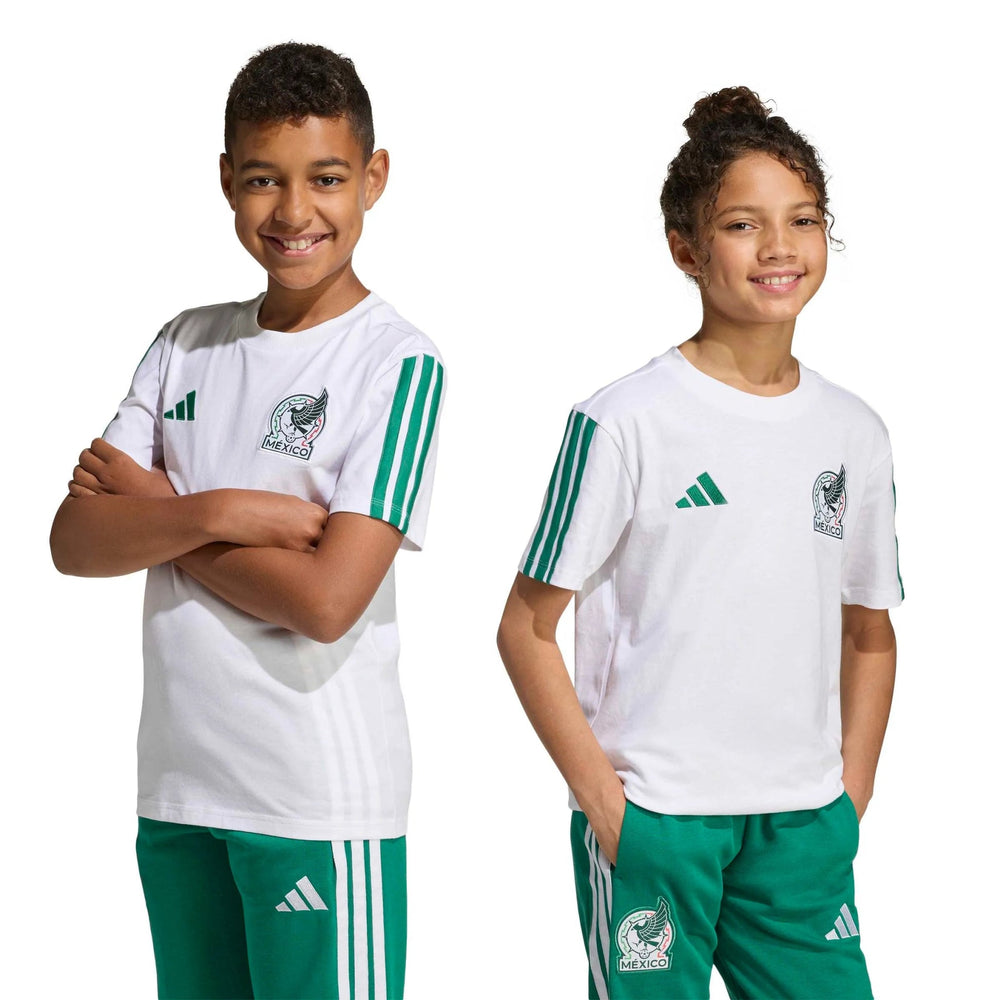 Adidas 2026 Mexico Youth DNA Tee White