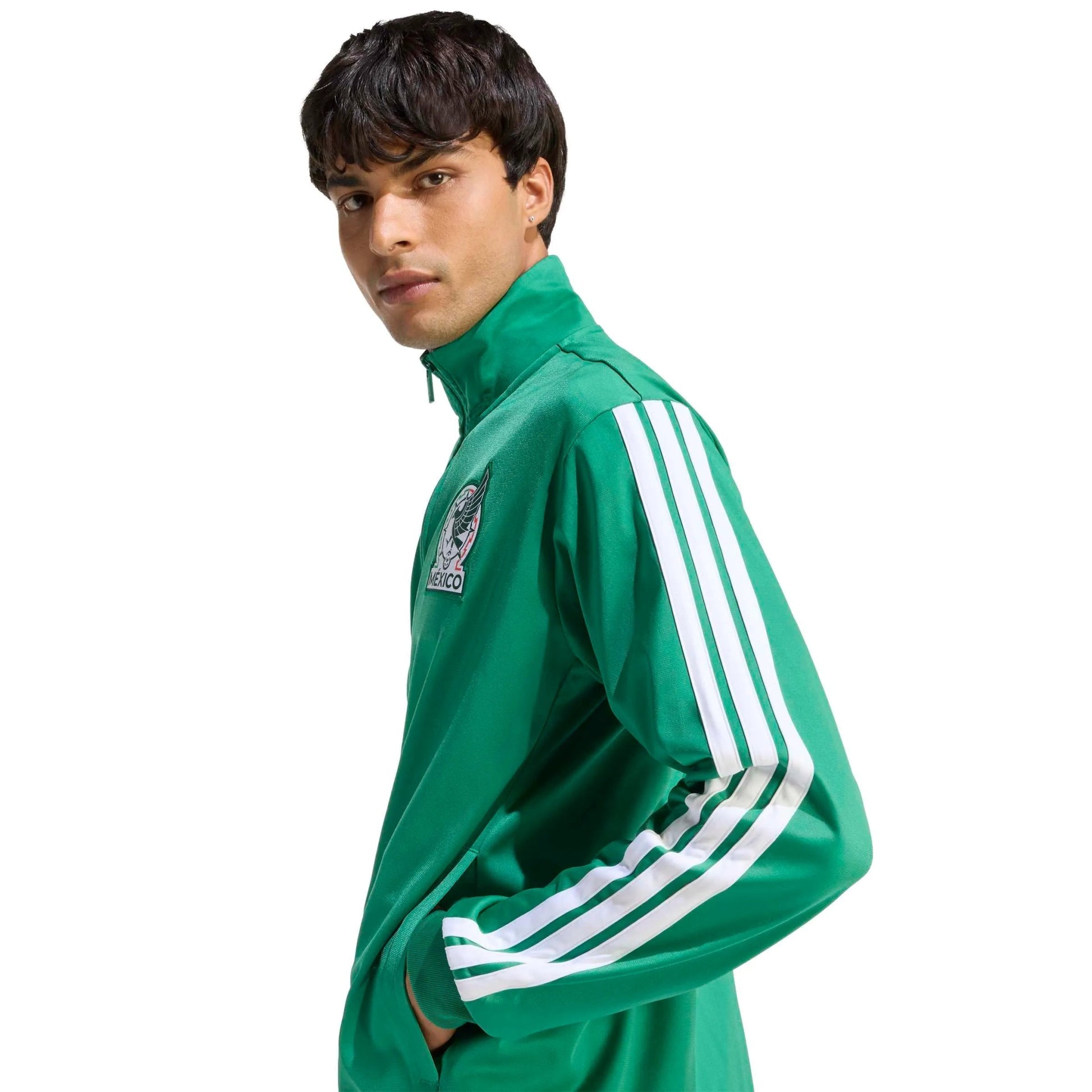 Adidas 2026 Mexico Men's DNA Track Top Bold Green
