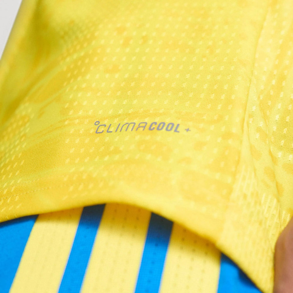 Adidas 2026 Colombia Men's Authentic Home Soccer Jersey Impact Yellow