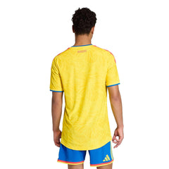 Adidas 2026 Colombia Men's Authentic Home Soccer Jersey Impact Yellow
