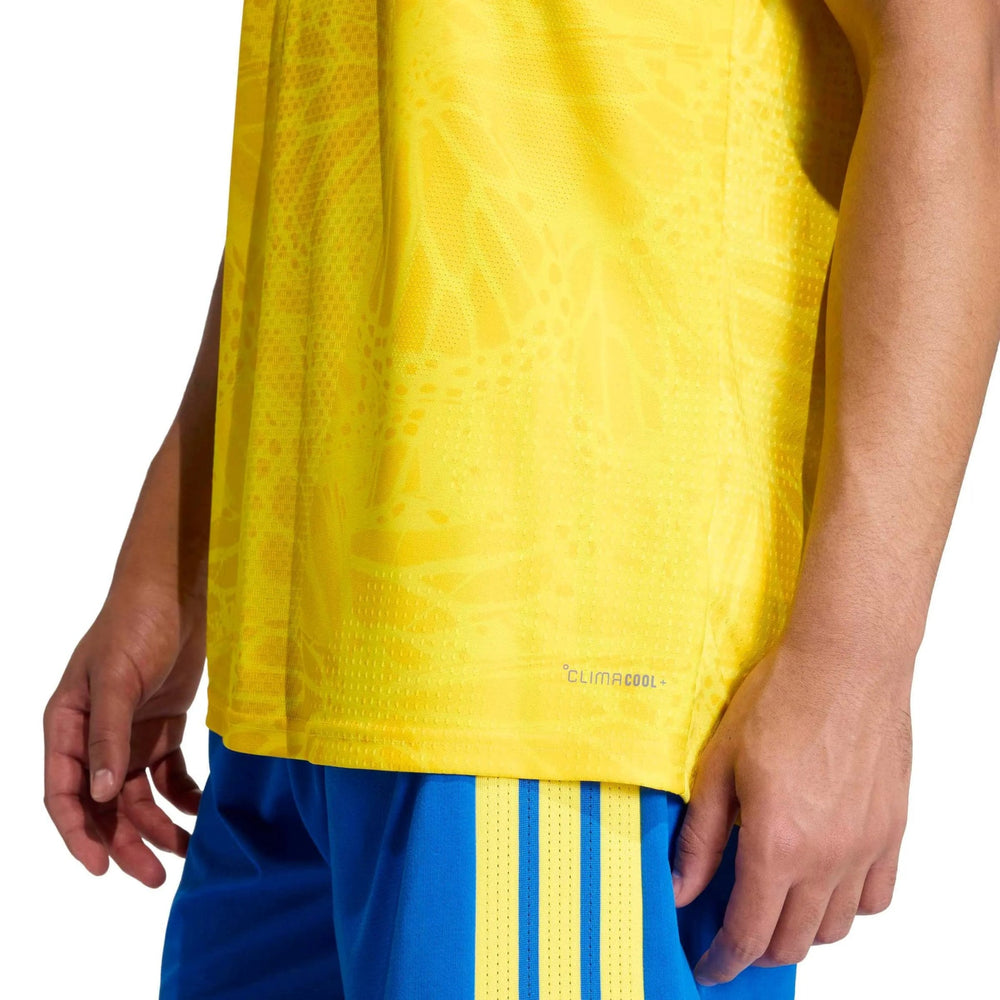 Adidas 2026 Colombia Men's Authentic Home Soccer Jersey Impact Yellow