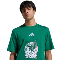Adidas 2026 Mexico Men's DNA Graphic Tee Bold Green