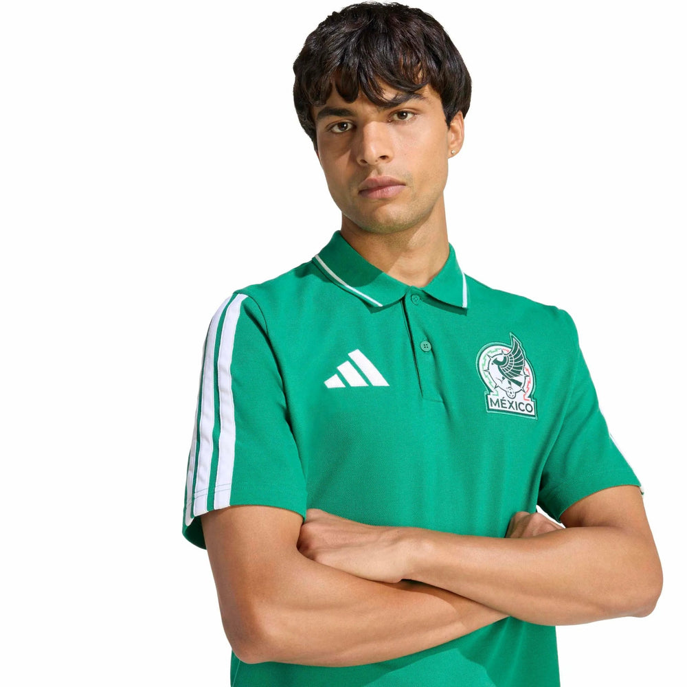 Adidas 2026 Mexico Men's DNA Polo Bold Green