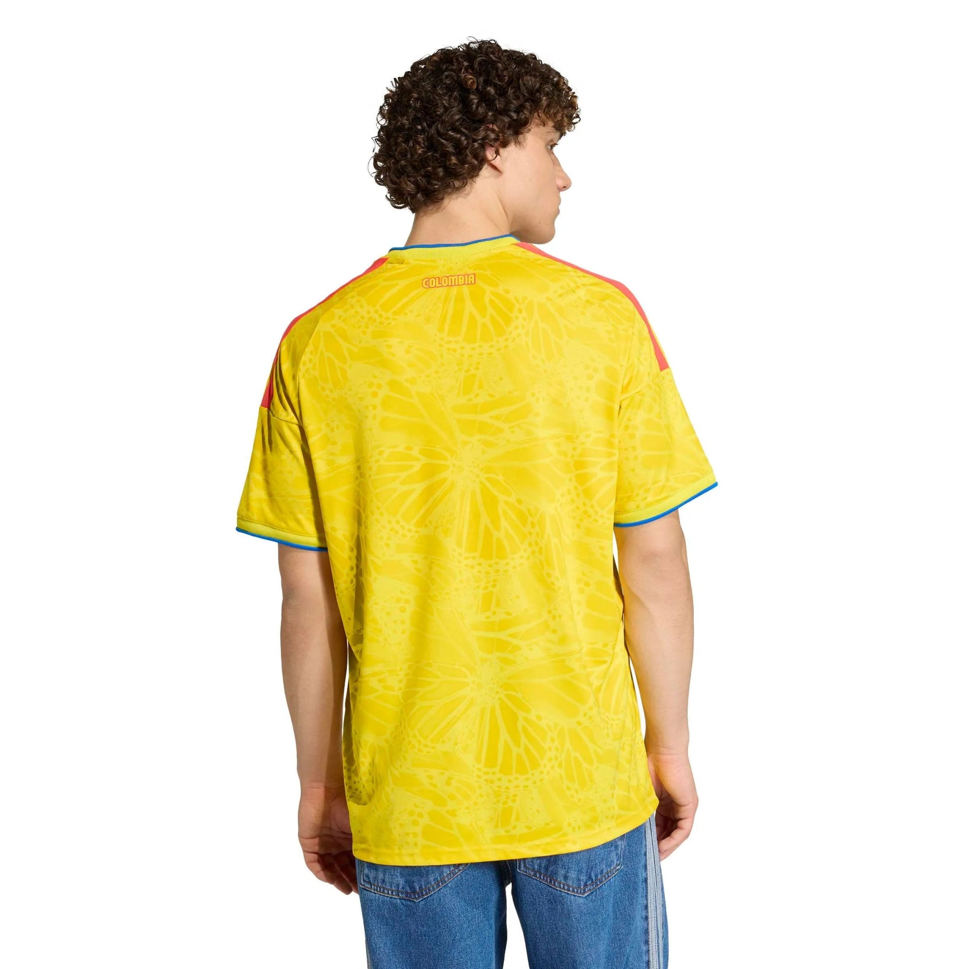 Adidas 2026 Colombia Men's Stadium Home Soccer Jersey Impact Yellow