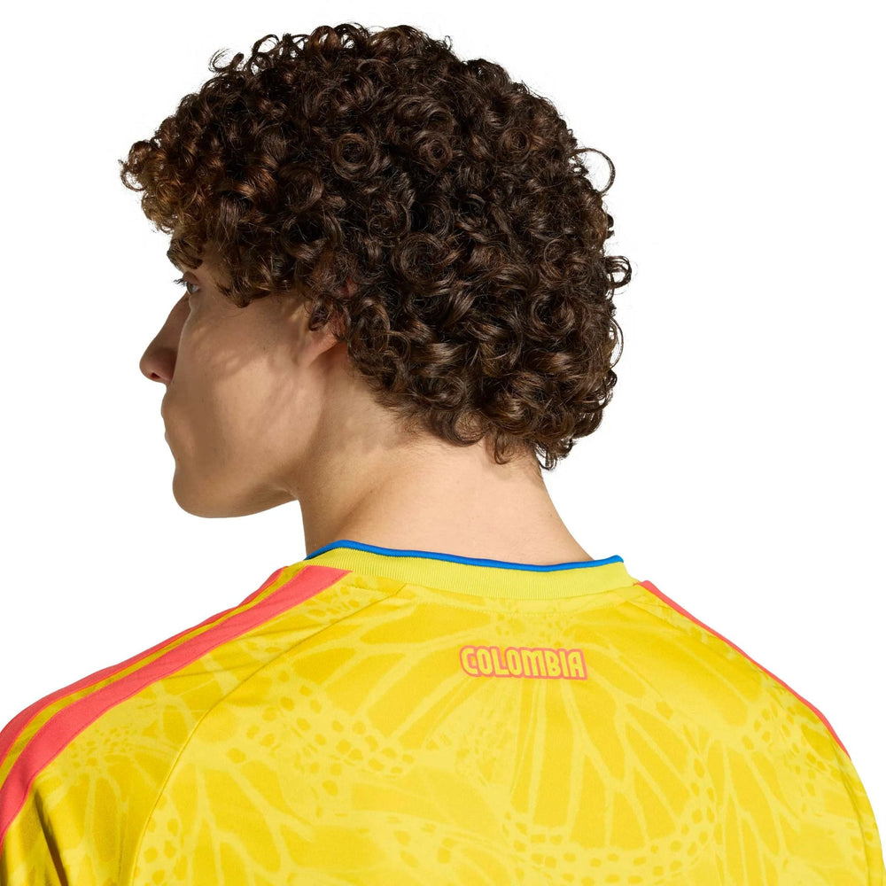 Adidas 2026 Colombia Men's Stadium Home Soccer Jersey Impact Yellow