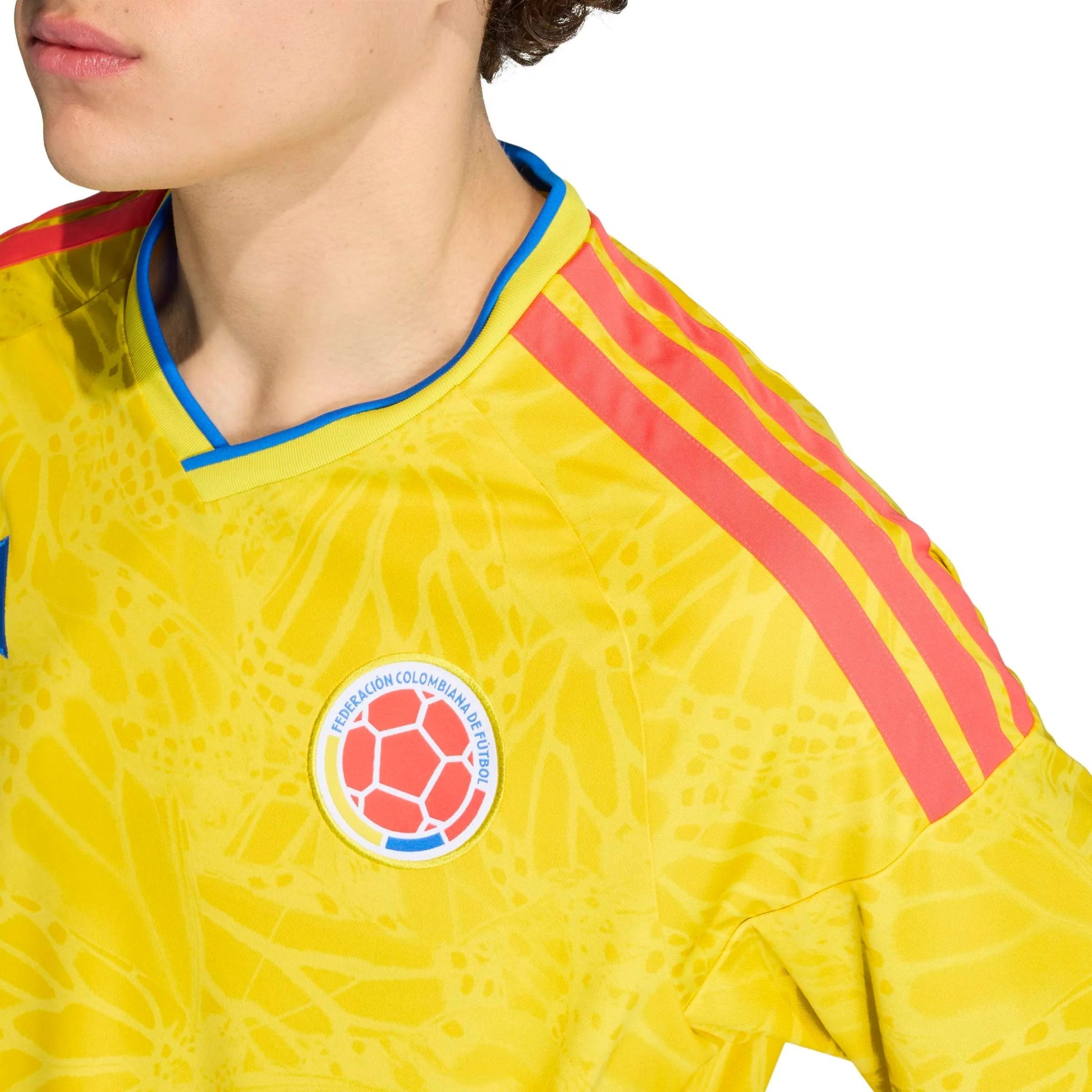Adidas 2026 Colombia Men's Stadium Home Soccer Jersey Impact Yellow