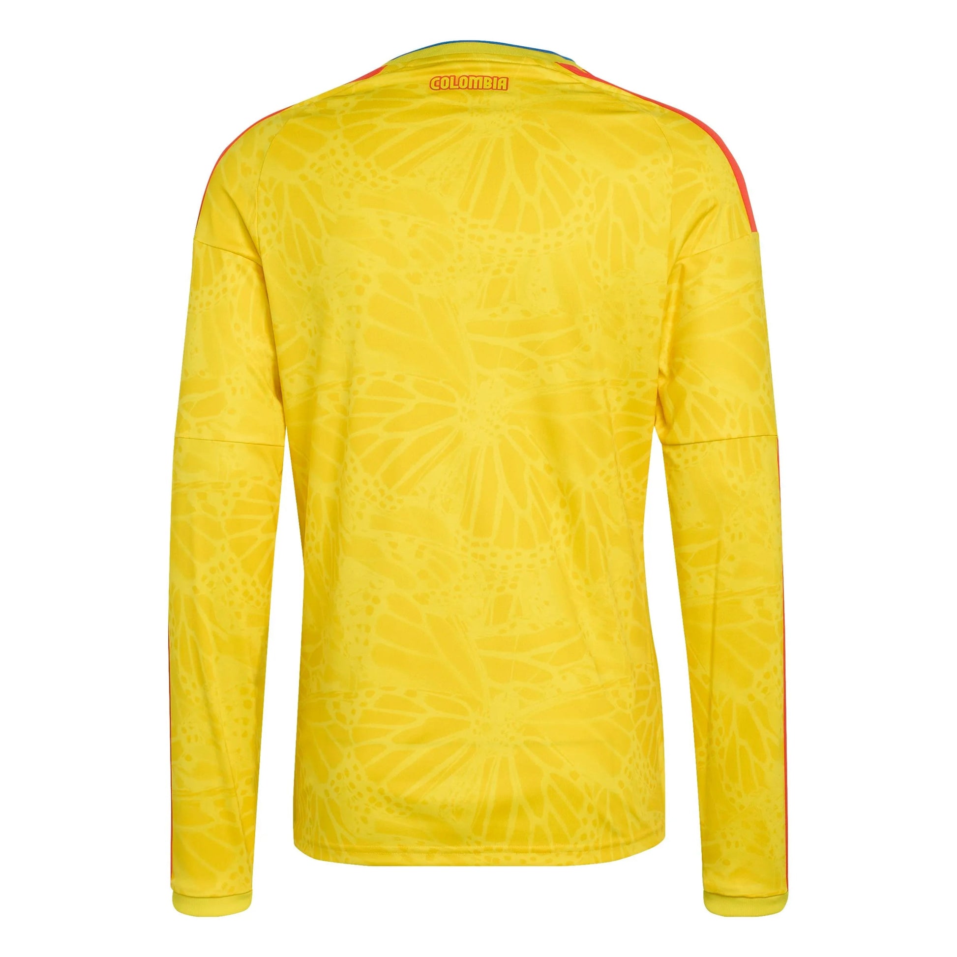 Adidas 2026 Colombia Men's Stadium Home Long-Sleeve Soccer Jersey Impact Yellow