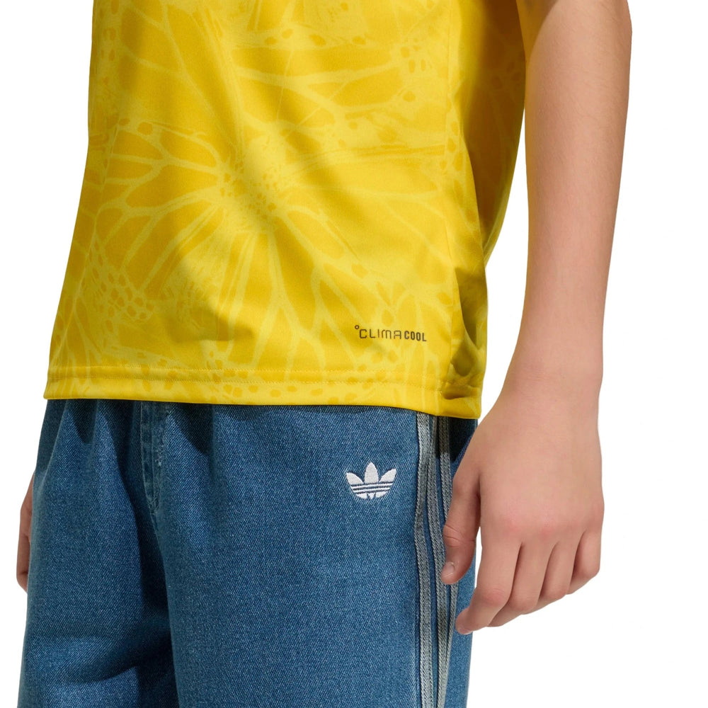 Adidas 2026 Colombia Youth Stadium Home Soccer Jersey Impact Yellow