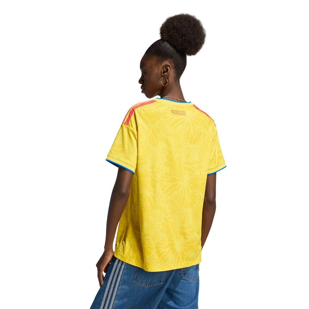Adidas 2026 Colombia Women's Stadium Home Soccer Jersey Impact Yellow