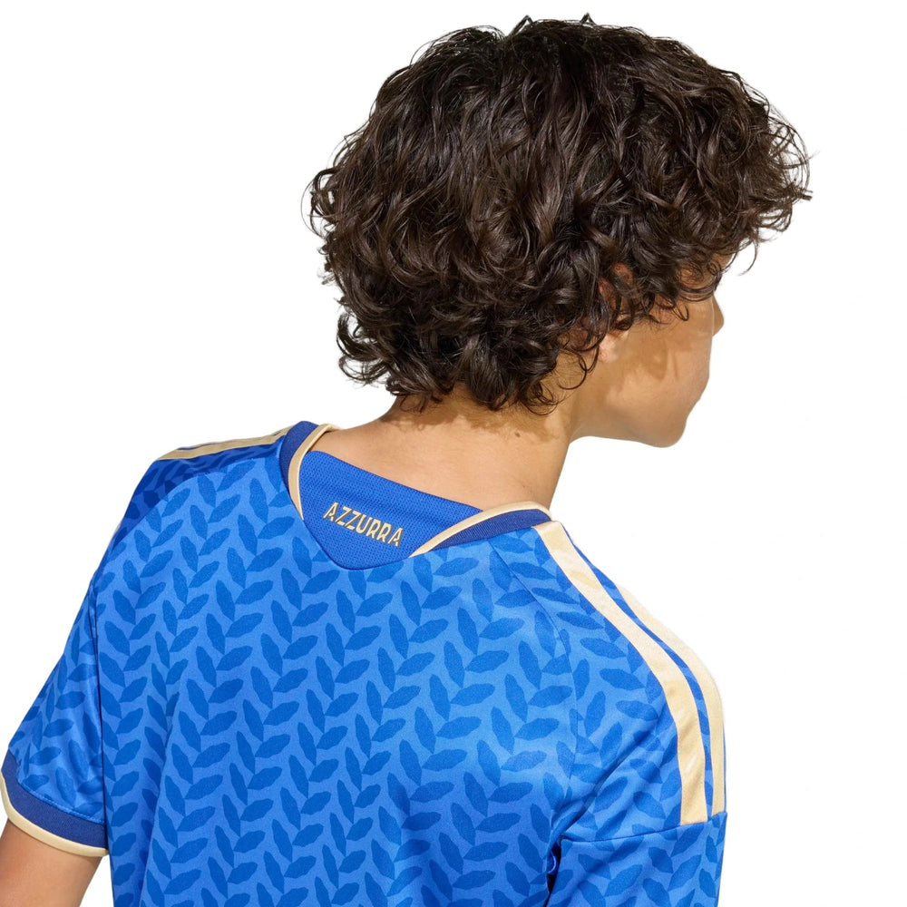Adidas 2026 Italy Youth Stadium Home Soccer Jersey Bold Blue