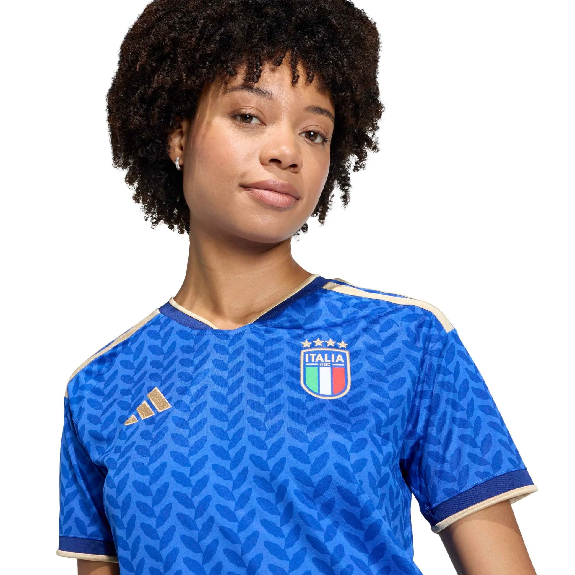 Adidas 2026 Italy Women's Stadium Home Soccer Jersey Bold Blue