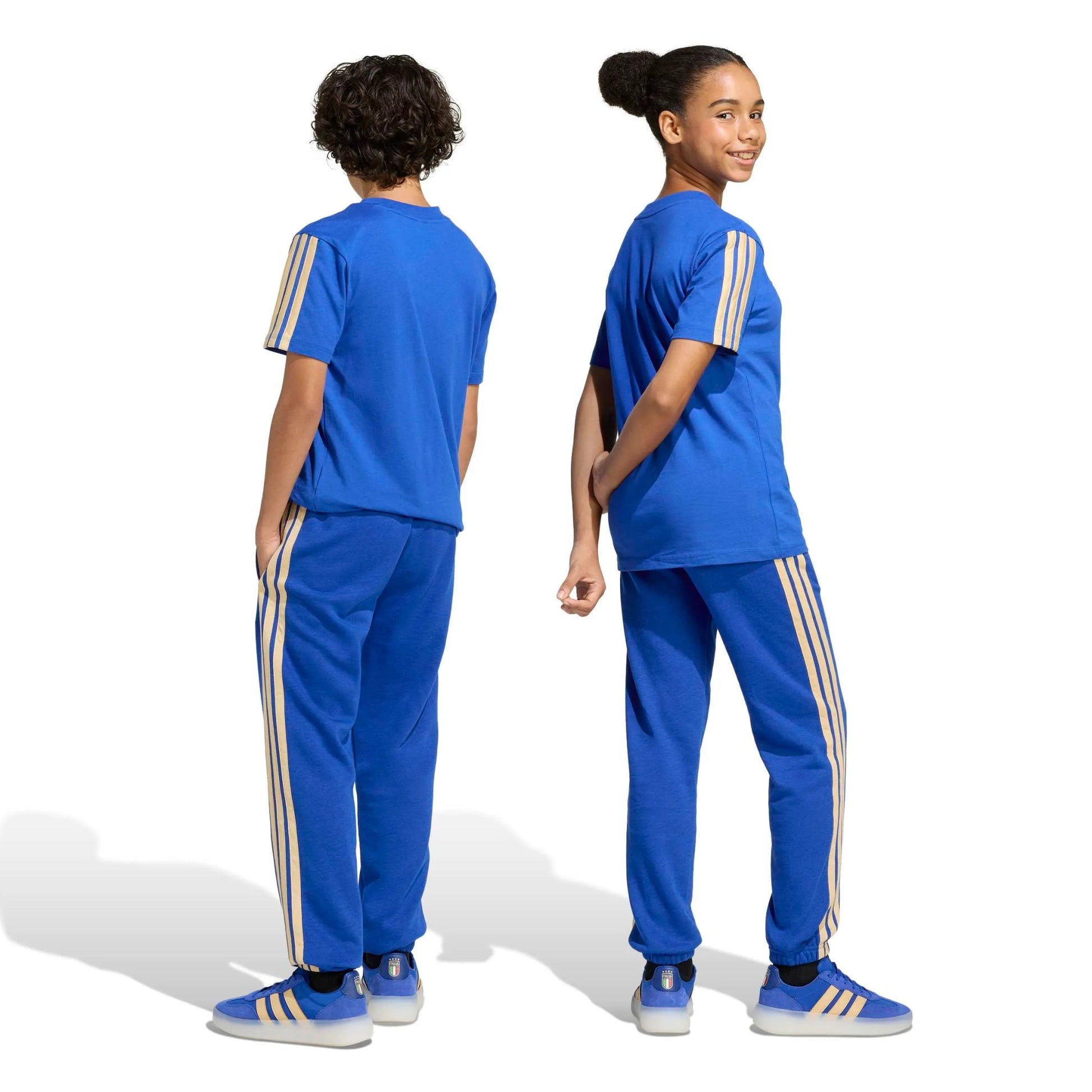 Adidas 2026 Italy Youth Pants Bold Blue