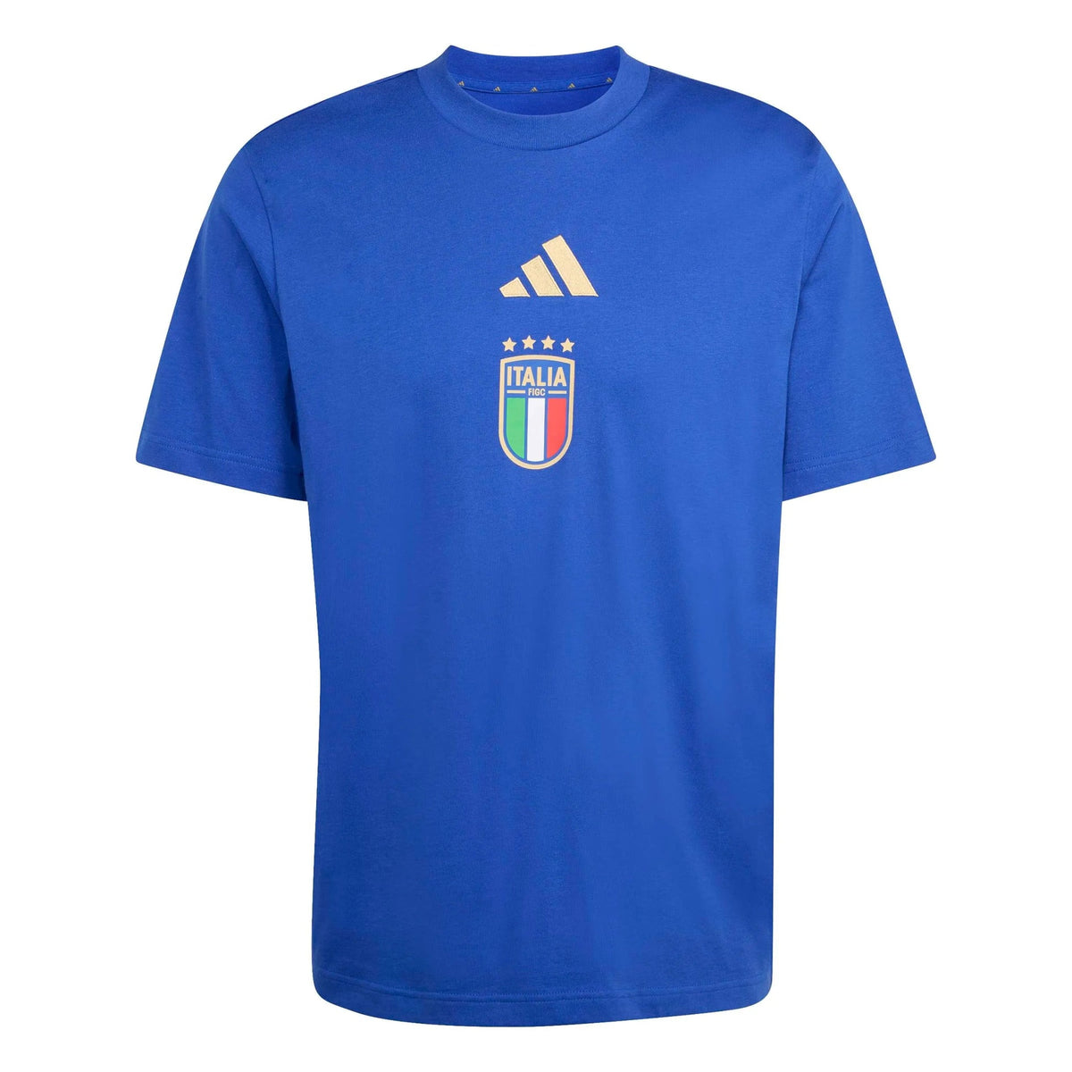 Adidas 2026 Italy Men's DNA Graphic Tee Bold Blue