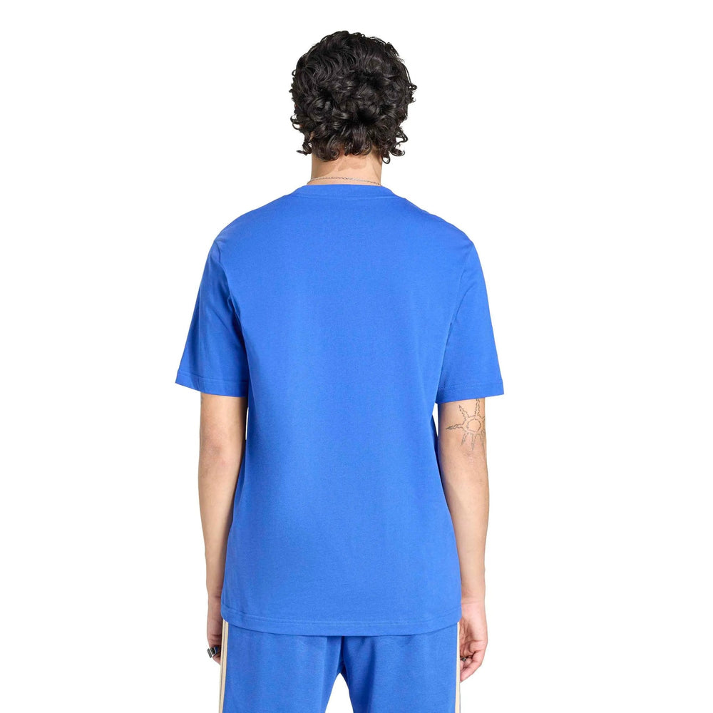 Adidas 2026 Italy Men's DNA Graphic Tee Bold Blue