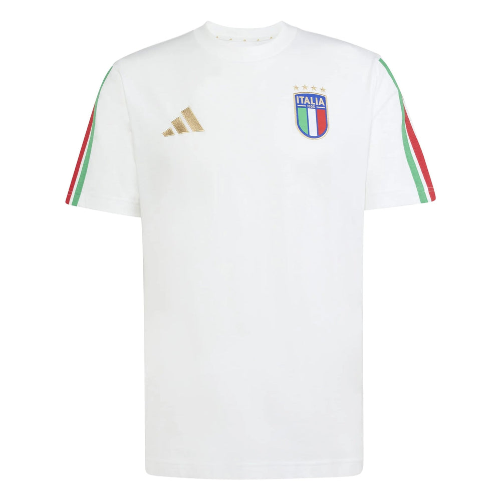 Adidas 2026 Italy Men's DNA Tee White