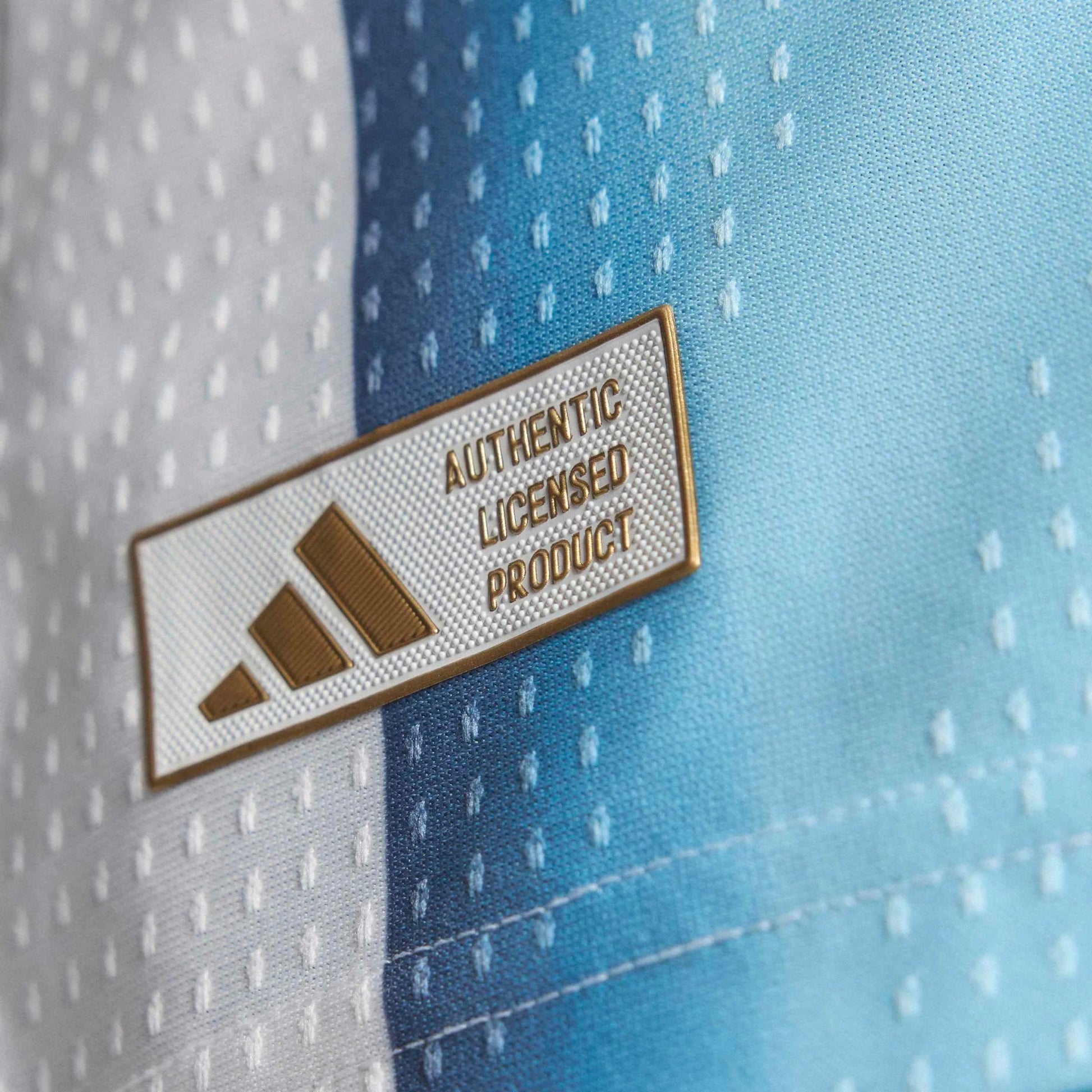 Adidas 2026 Argentina Men's Authentic Home Soccer Jersey White / Icey Blue / Light Blue