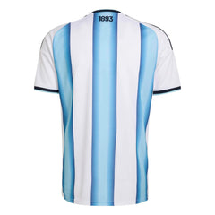 Adidas 2026 Argentina Men's Stadium Home Soccer Jersey White / Icey Blue / Light Blue