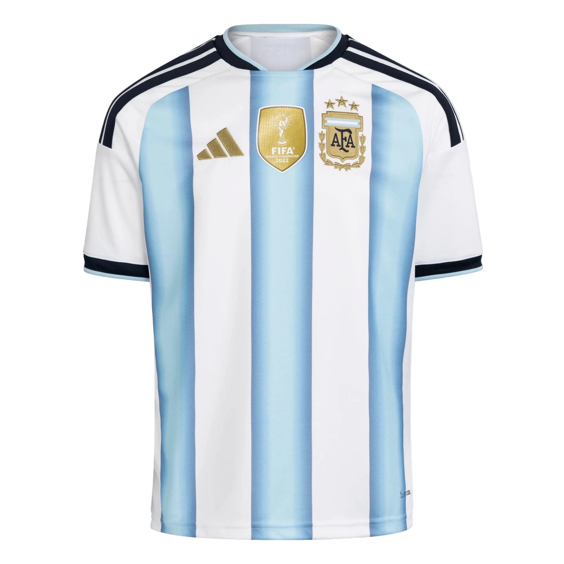 Adidas 2026 Argentina Youth Stadium Home Soccer Jersey White / Icey Blue / Light Blue