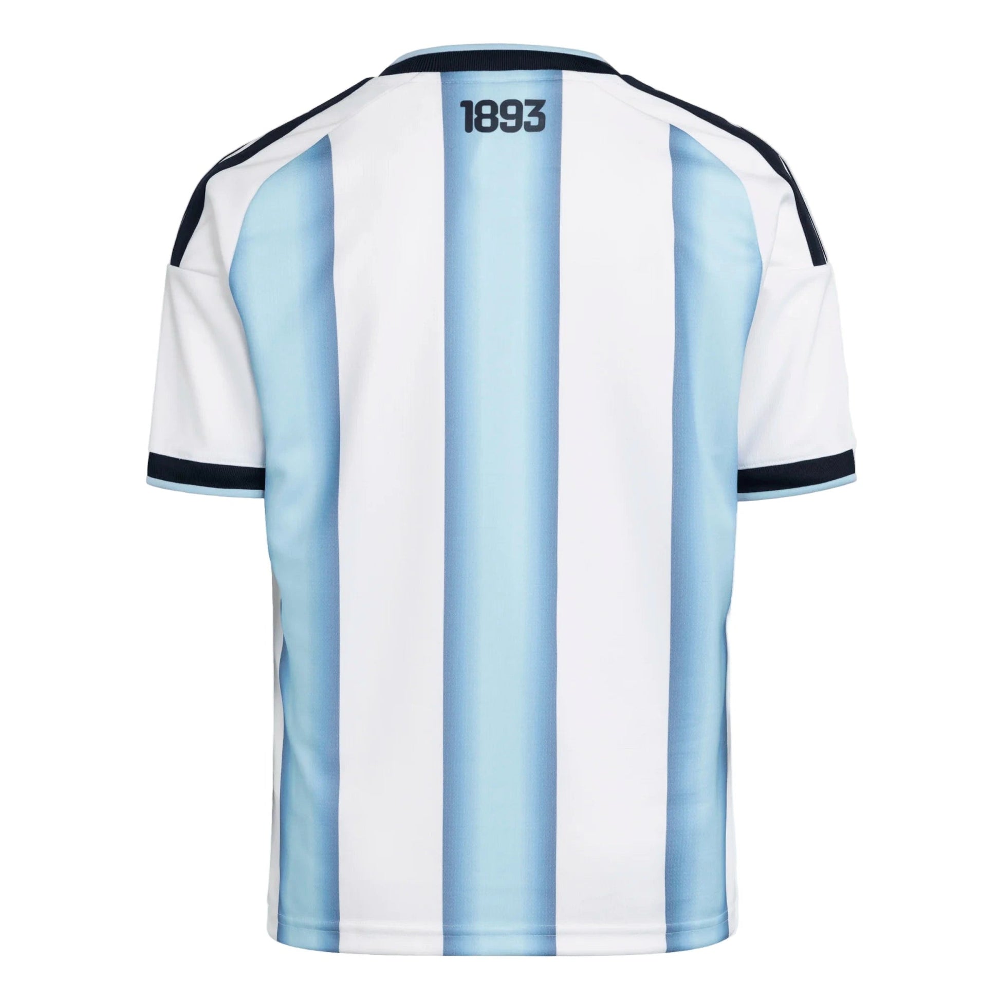 Adidas 2026 Argentina Youth Stadium Home Soccer Jersey White / Icey Blue / Light Blue