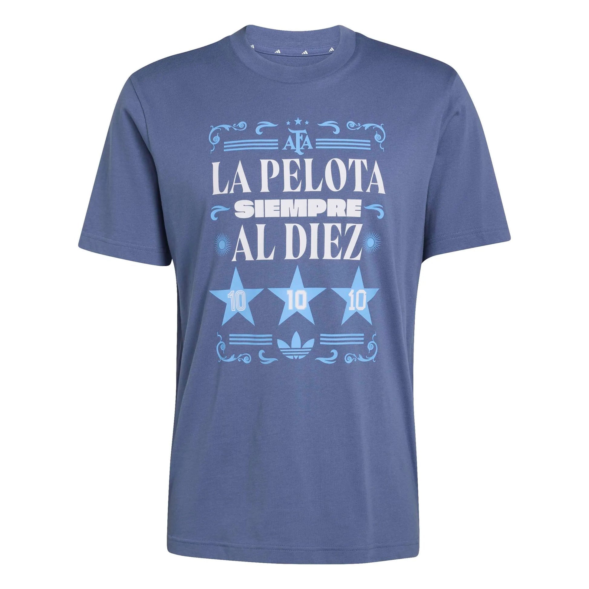 Adidas 2026 Argentina Men's Amply Tee Crew Blue