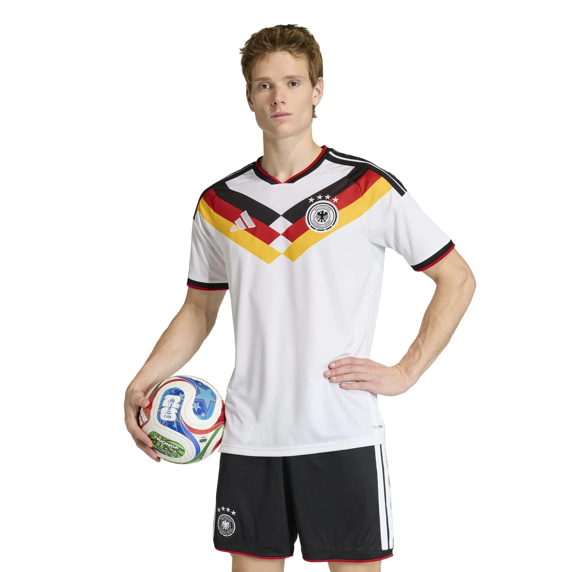 Adidas 2026 Germany Men's Stadium Home Soccer Jersey White