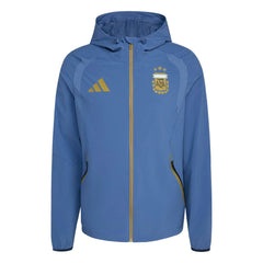 Adidas 2026 Argentina Men's Tiro Travel Full Zip Windbreaker Crew Blue