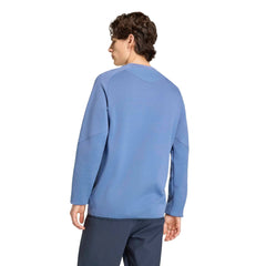 Adidas 2026 Argentina Men's Tiro Travel Crewneck Sweatshirt Crew Blue