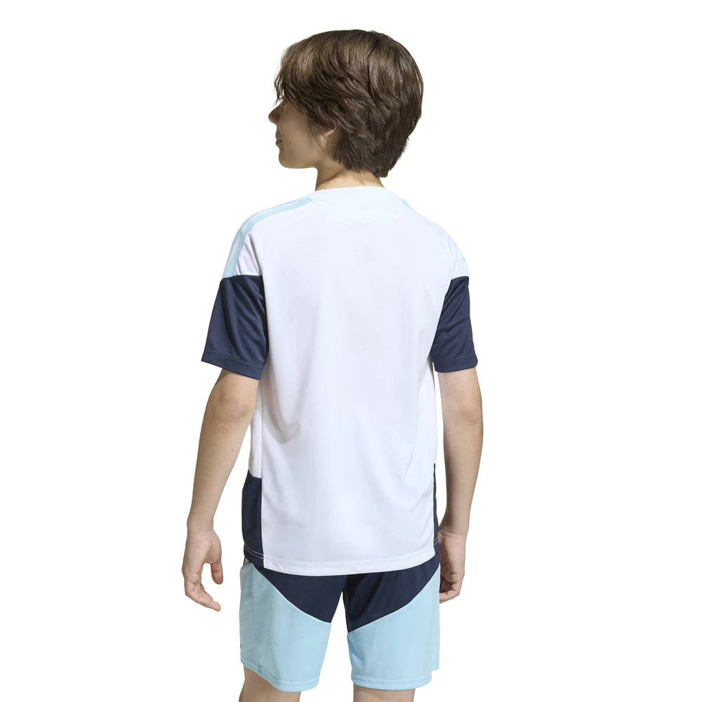 Adidas 2026 Argentina Youth Training Soccer Jersey White