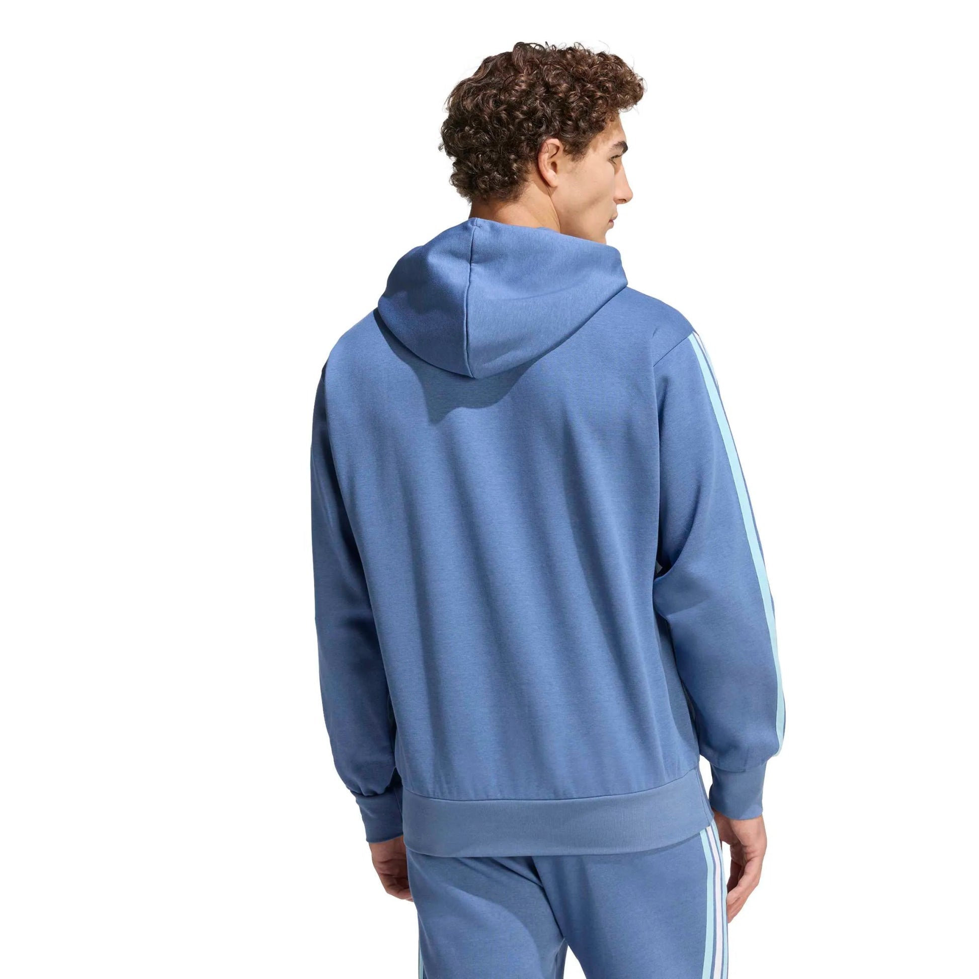 Adidas 2026 Argentina Men's DNA Fleece Hoodie Crew Blue