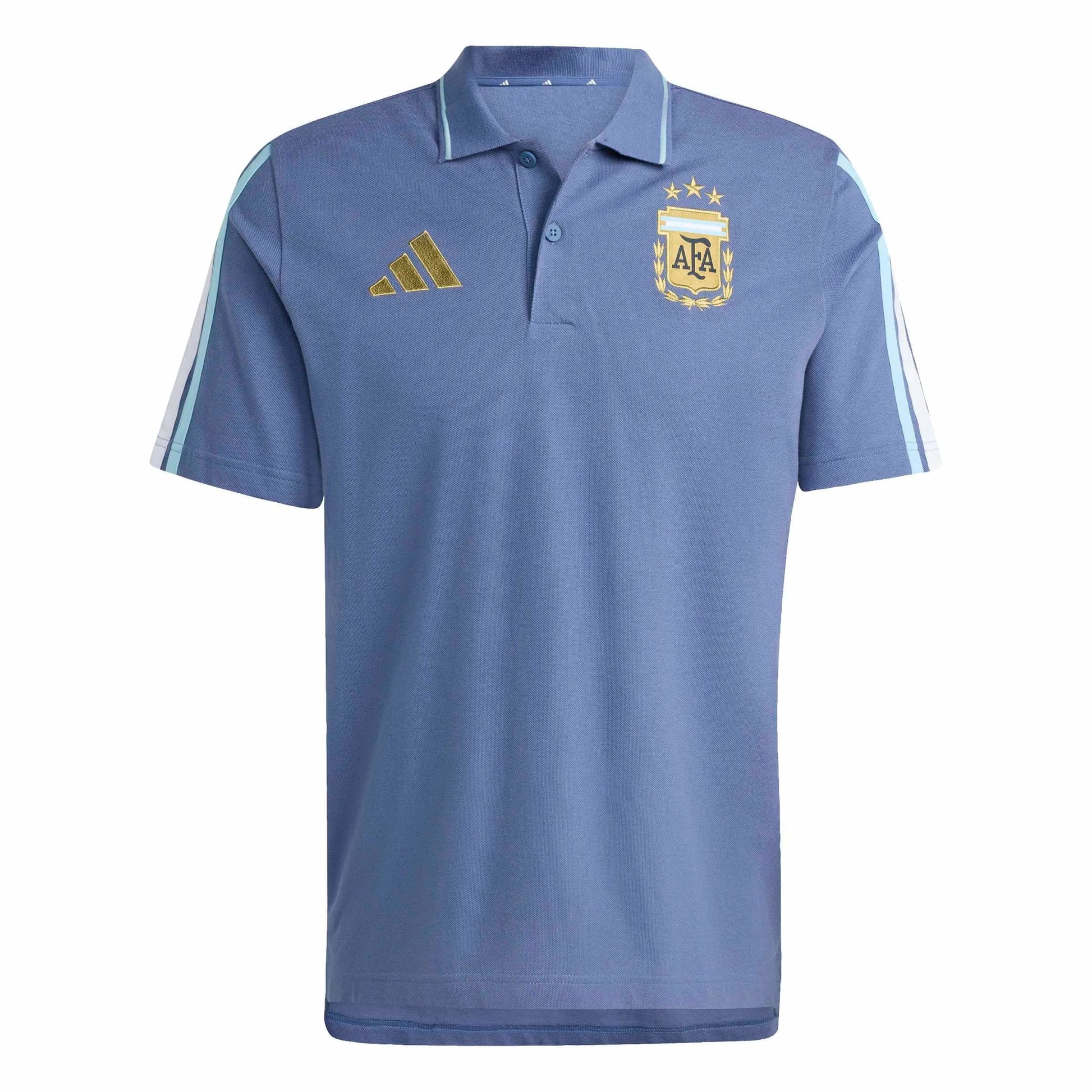 Adidas 2026 Argentina Men's DNA Polo Crew Blue
