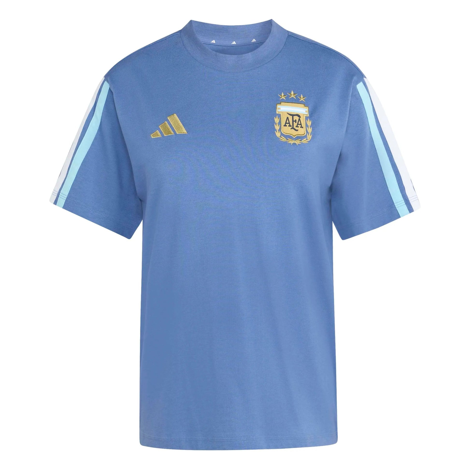 Adidas 2026 Argentina Women's DNA Tee Crew Blue