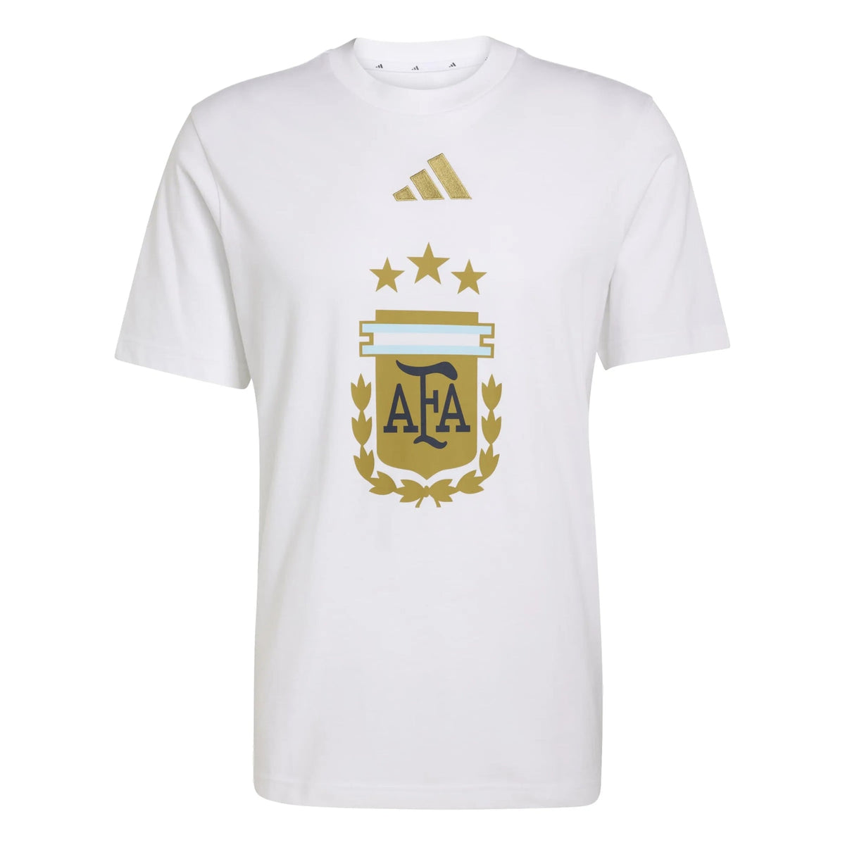 Adidas 2026 Argentina Men's DNA Graphic Tee White