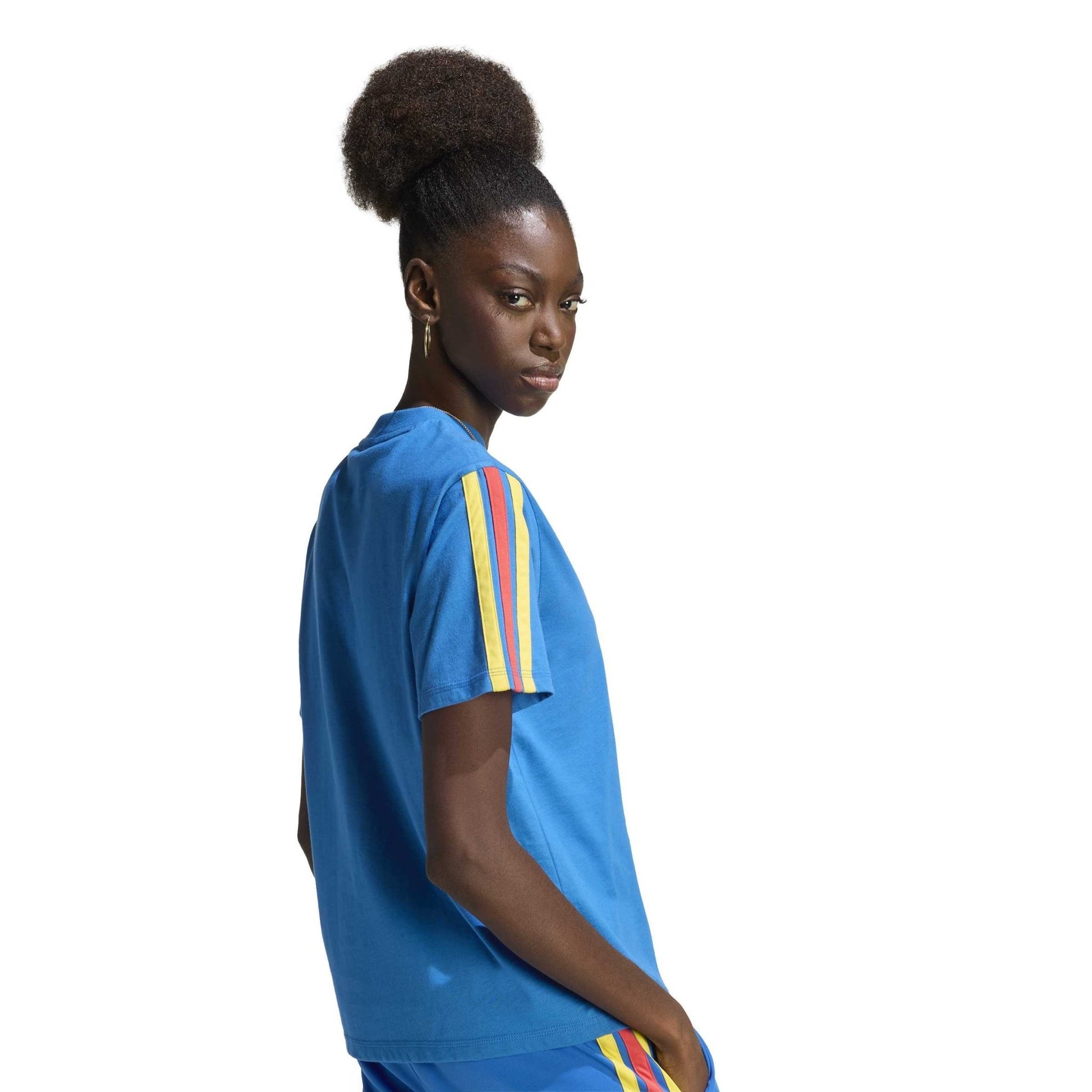 Adidas 2026 Colombia Women's DNA Tee Bright Royal
