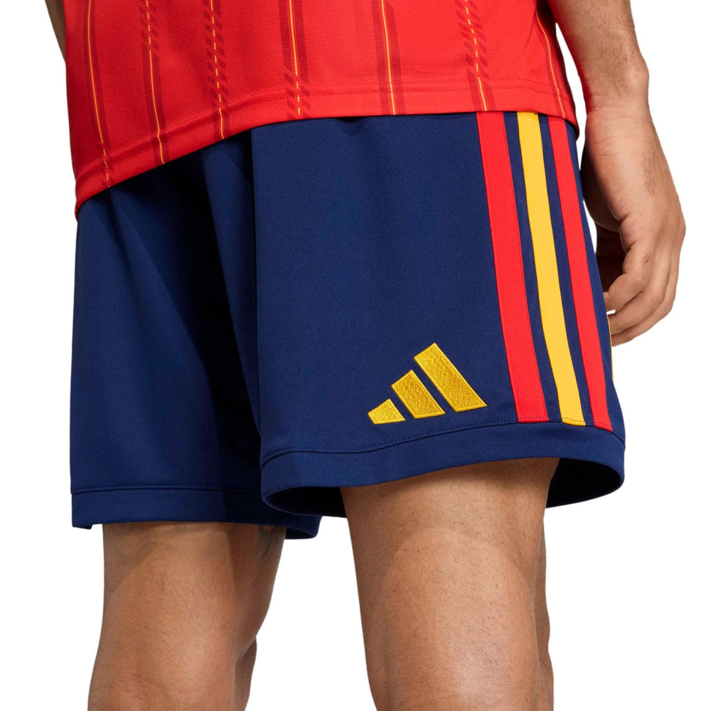 Adidas 2026 Spain Men's Stadium Home Shorts Dark Blue