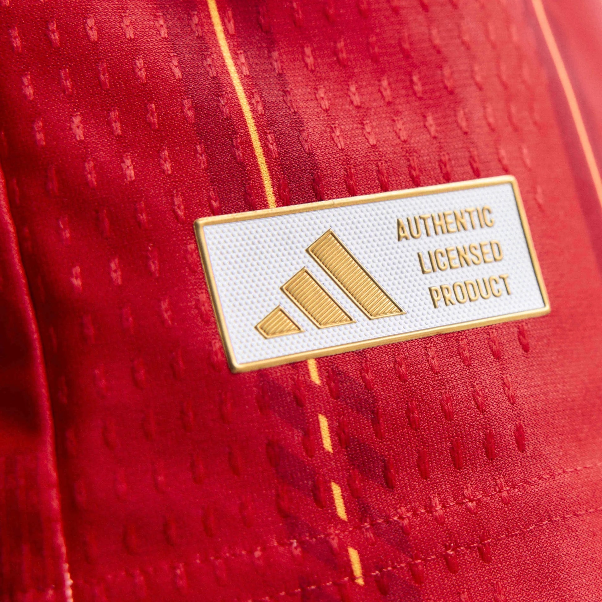 Adidas 2026 Spain Men's Authentic Home Long-Sleeve Soccer Jersey Vivid Red