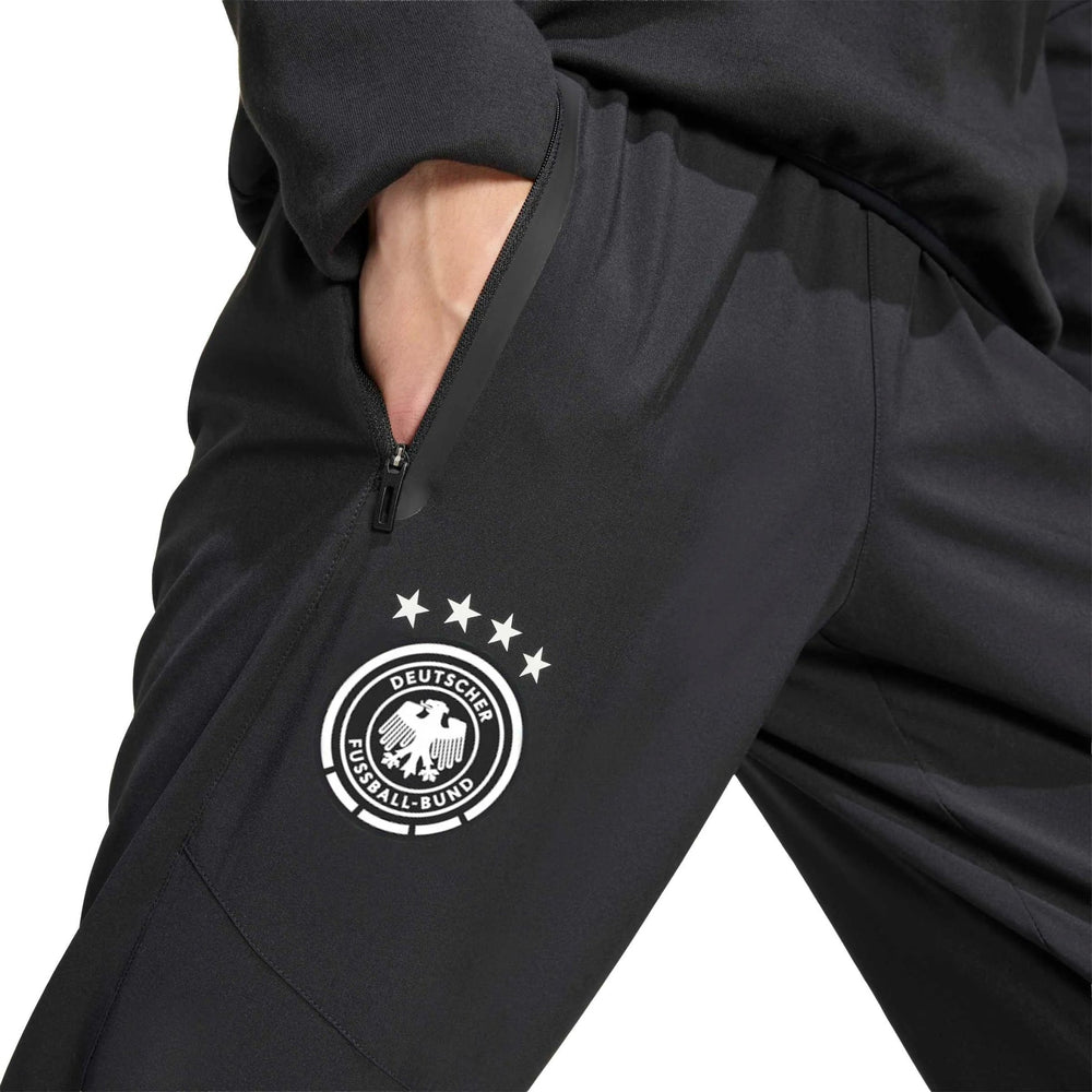 Adidas 2026 Germany Men's Tiro Travel Pants Black