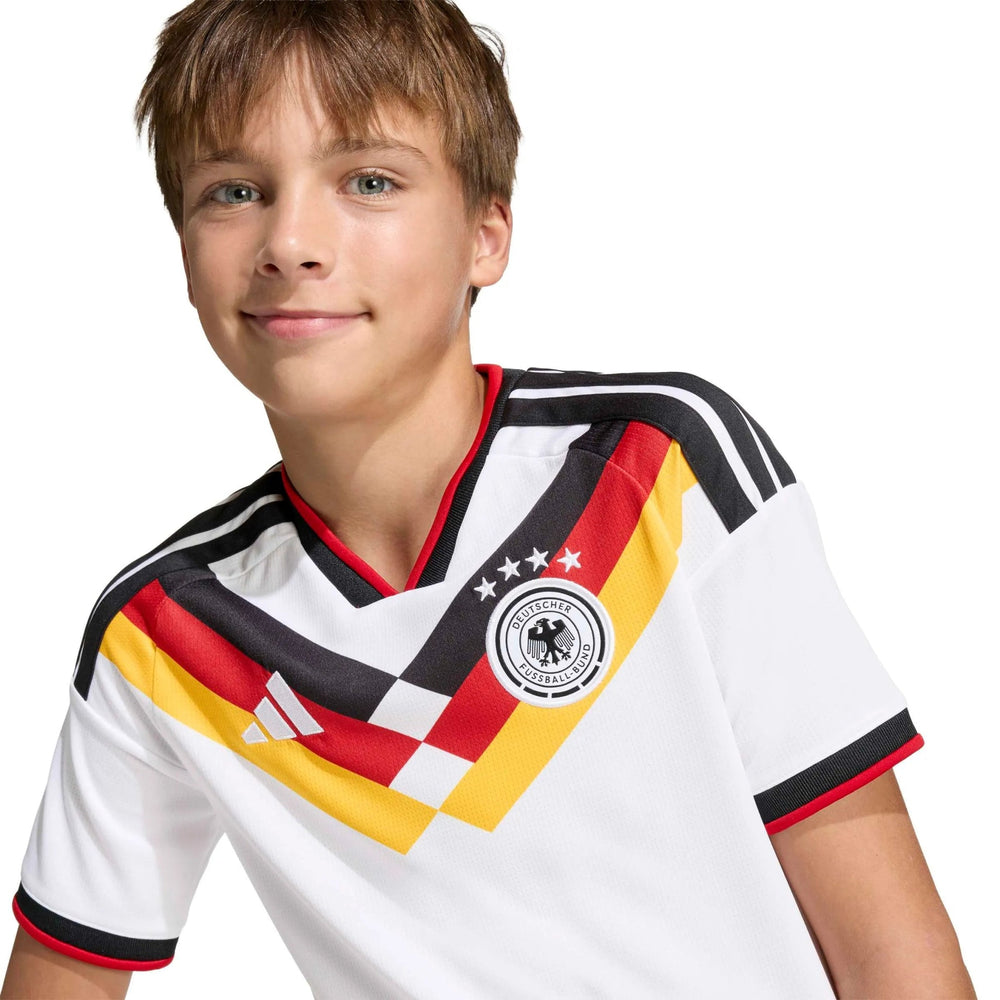 Adidas 2026 Germany Youth Stadium Home Soccer Jersey White