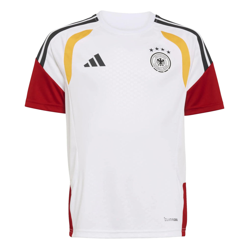 Adidas 2026 Germany Youth Tiro Training Soccer Jersey White